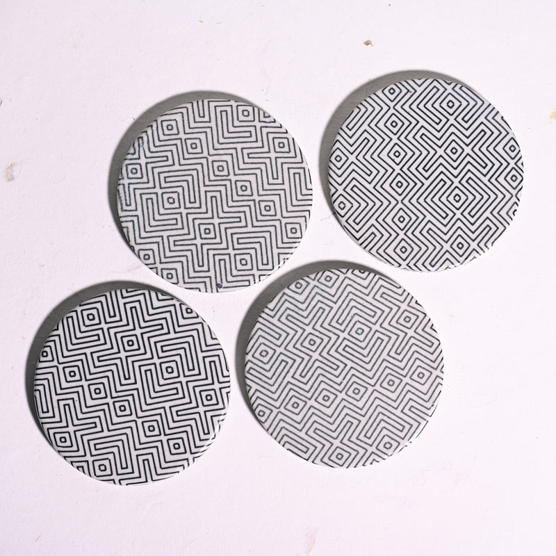 Abstract Coasters - Set of 4