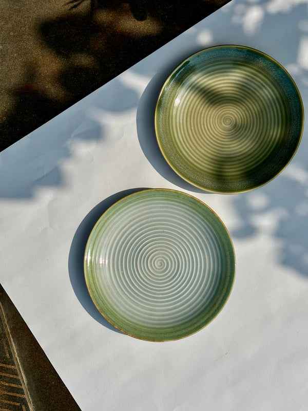 Green Harmony Plate Set