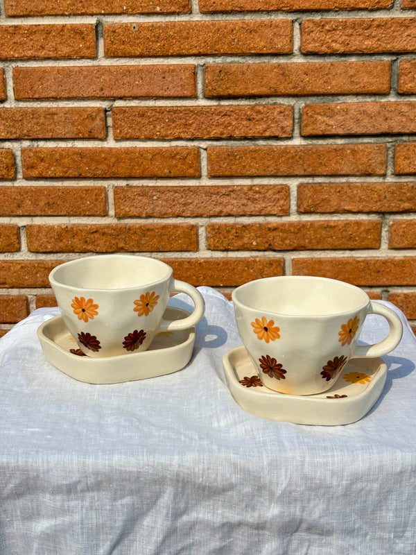 Sunny Bloom Mug Set of 2