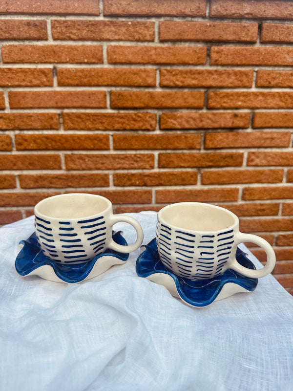 Nautical Stripes Mug Set of 2