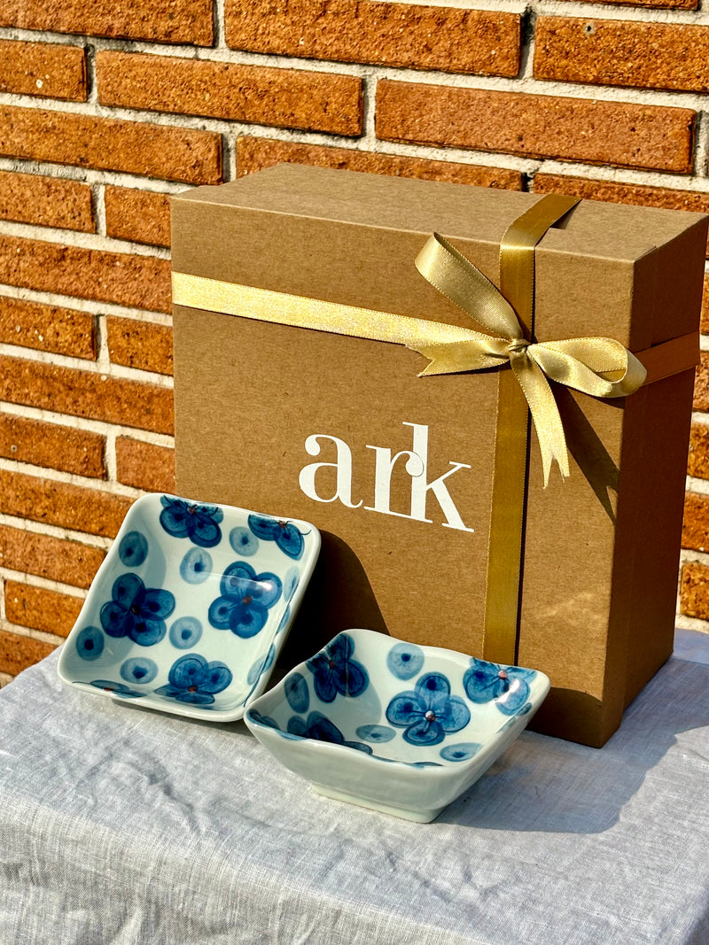 Blue Blossom Ceramic Bowls set of 4